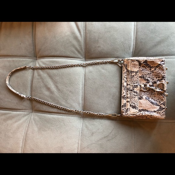 Rebecca Minkoff Handbags - Snakeskin Rebecca Minkoff Mini MAC crossbody bag